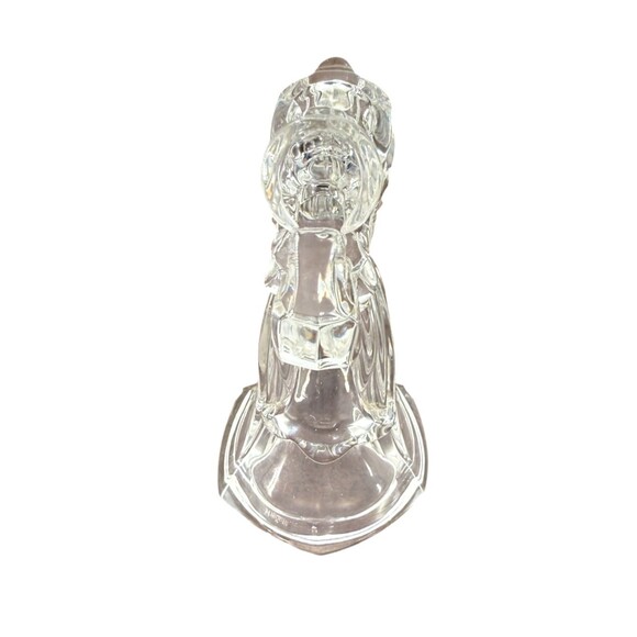 Marquis Waterford German Clear Crystal Glass Angel Mini Taper Candle Holder EUC - Picture 9 of 15
